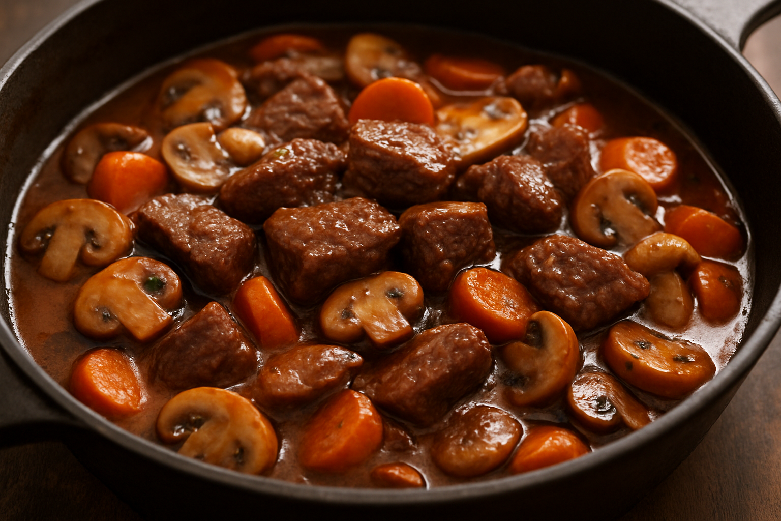 Guiso Ternera con Champiñones | CocinaCanalla