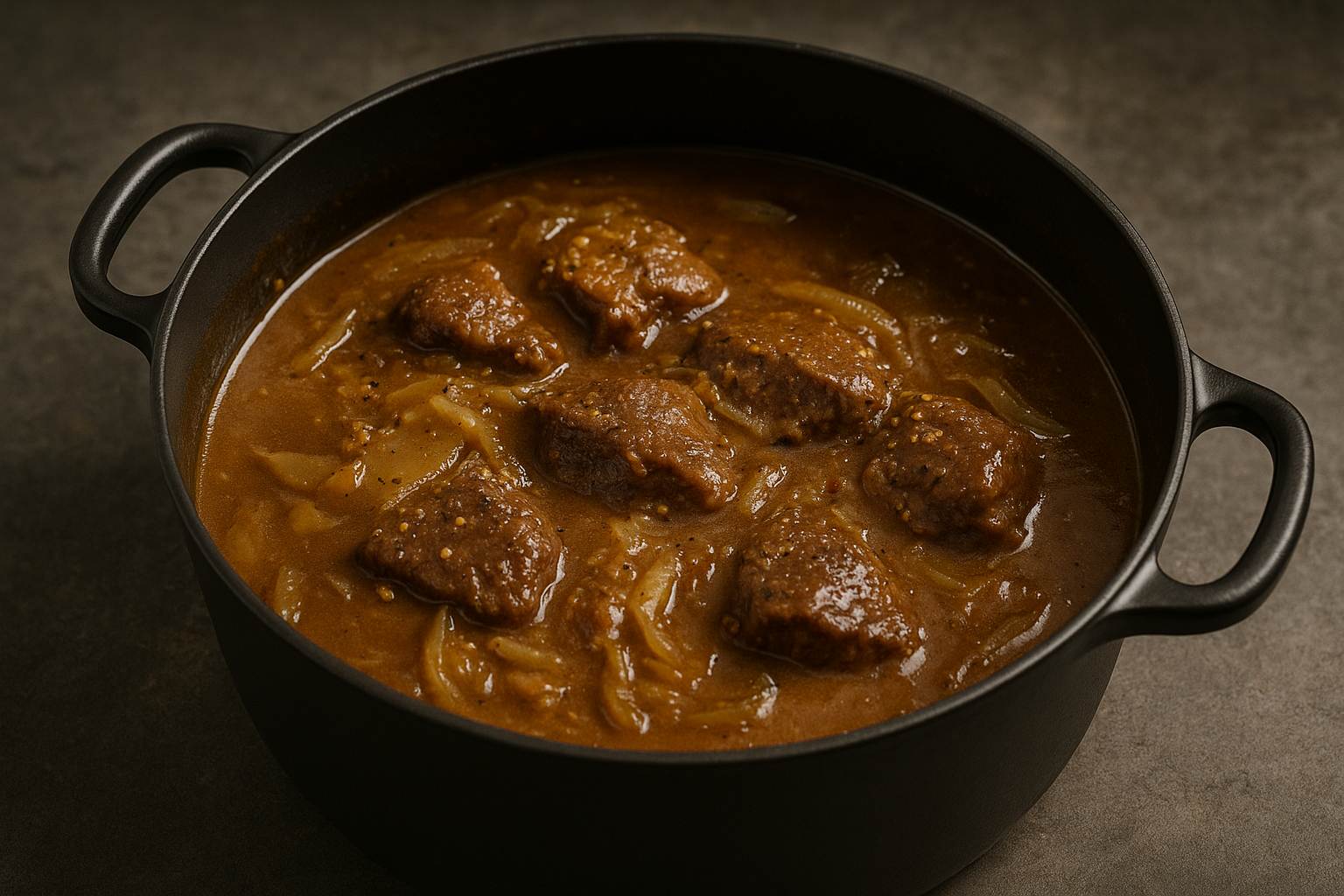 Guiso ternera con mostaza | CocinaCanalla