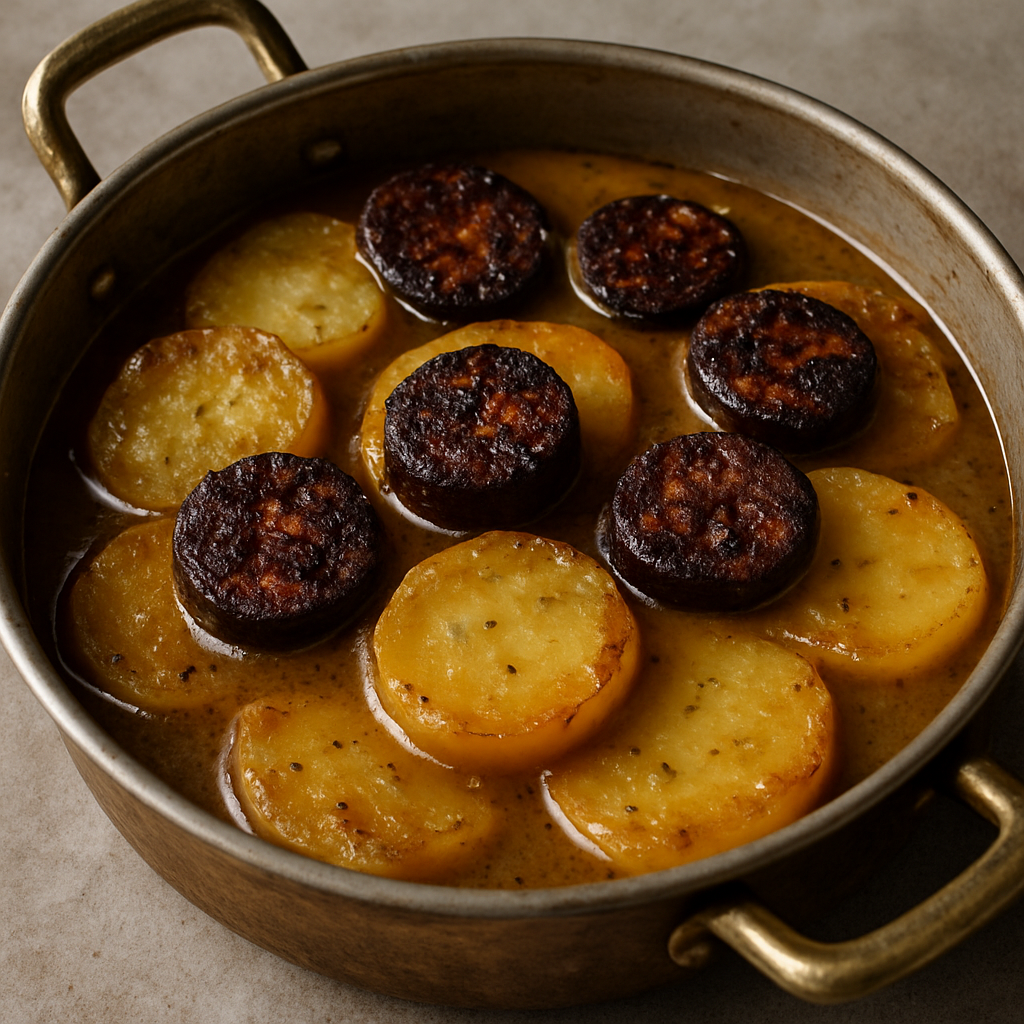 Morcilla con patatas a la importancia | CocinaCanalla