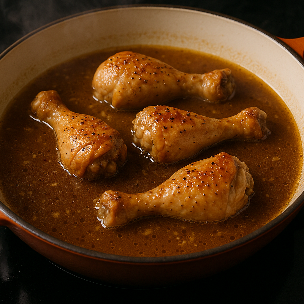 Muslos de pollo en salsa dorada | CocinaCanalla