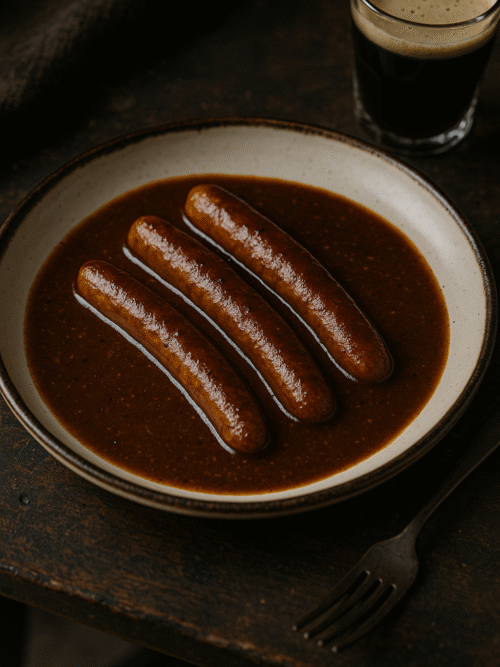 Salchichas blancas con cerveza negra | CocinaCanalla