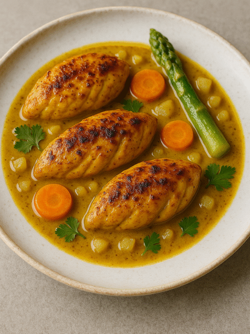 Pollo marinado con yogur y especias | CocinaCanalla.es