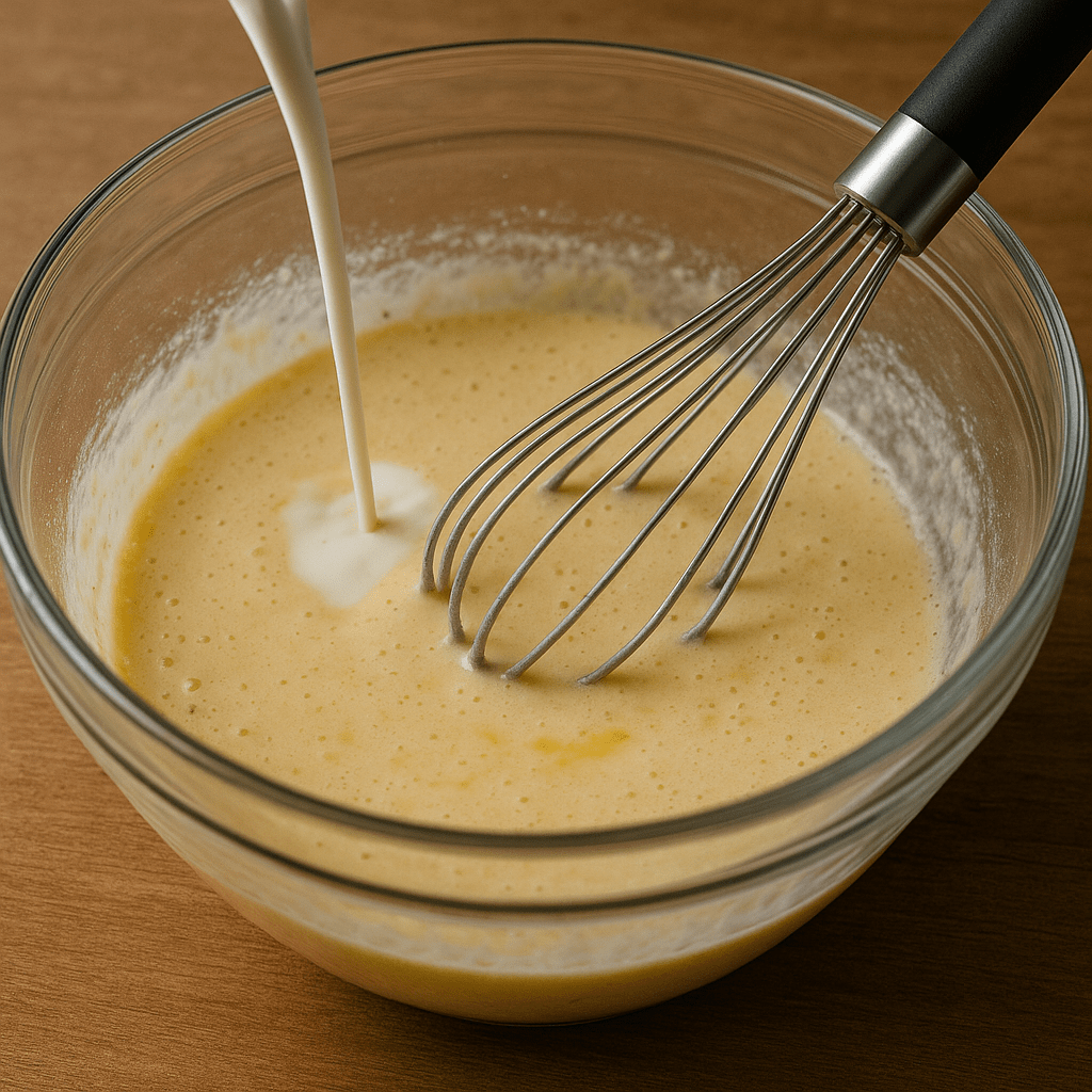 Preparando la masa para pancakes | CocinaCanalla
