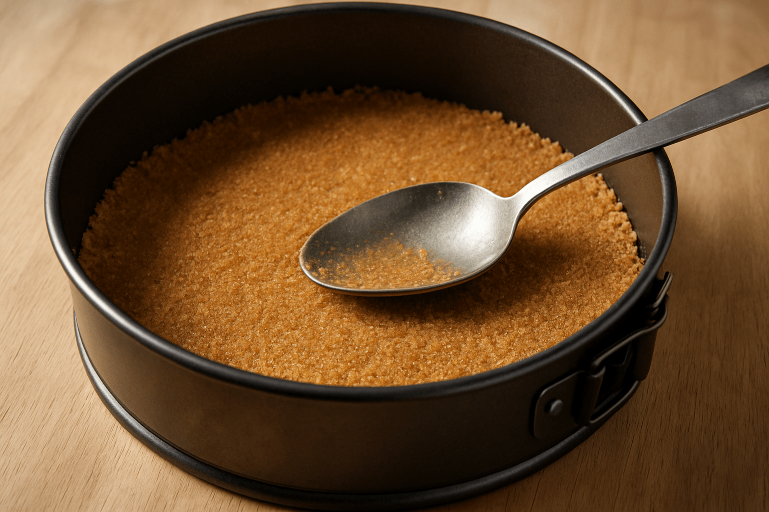 Base galleta en molde | CocinaCanalla.es