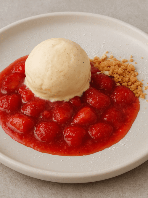 Sopa Fría de Fresas con Helado | CocinaCanalla.es