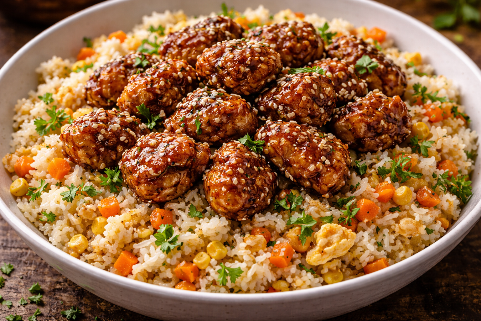 Arroz chino casero emplatado | CocinaCanalla