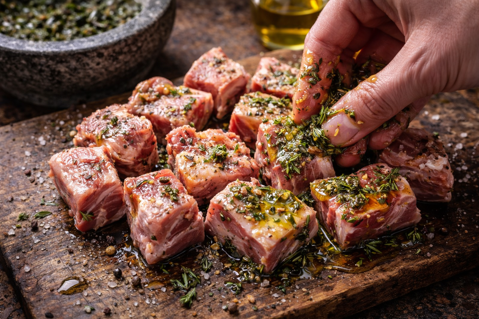 Marinado costillas de cerdo con hierbas | CocinaCanalla