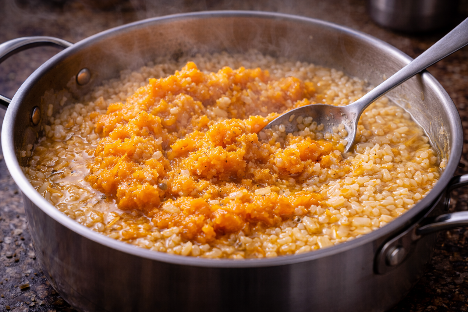 Mezcla arroz calabaza | CocinaCanalla