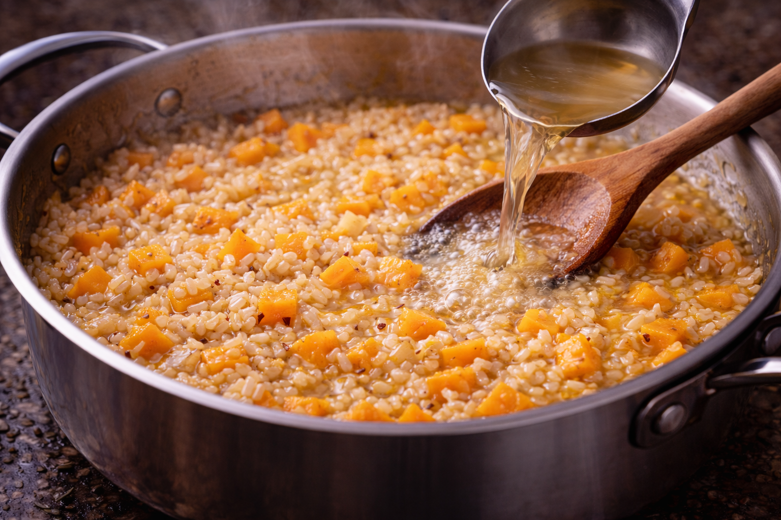 Risotto cremoso con caldo | CocinaCanalla