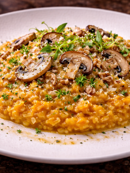 Risotto de calabaza jengibre y limón | CocinaCanalla