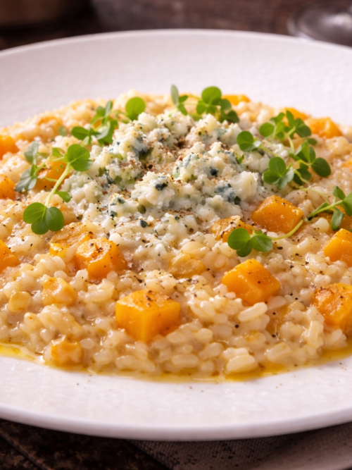 Risotto de calabaza y queso azul | CocinaCanalla