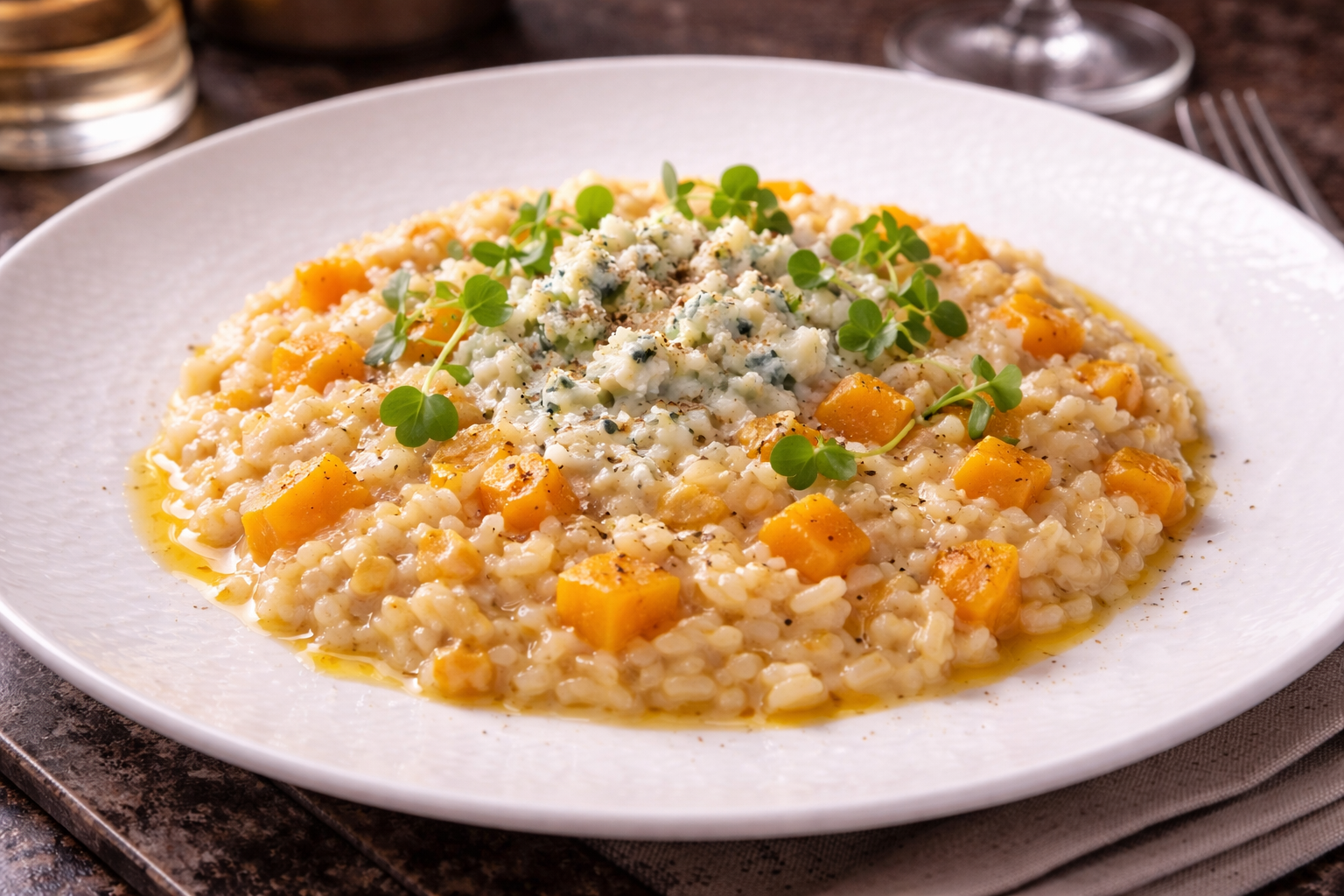 Risotto de calabaza y queso azul | CocinaCanalla