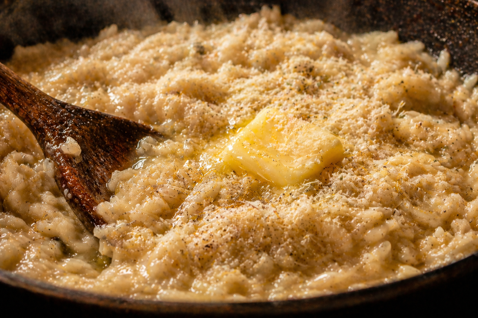Mantequilla y queso parmesano para risotto | Cocina Canalla