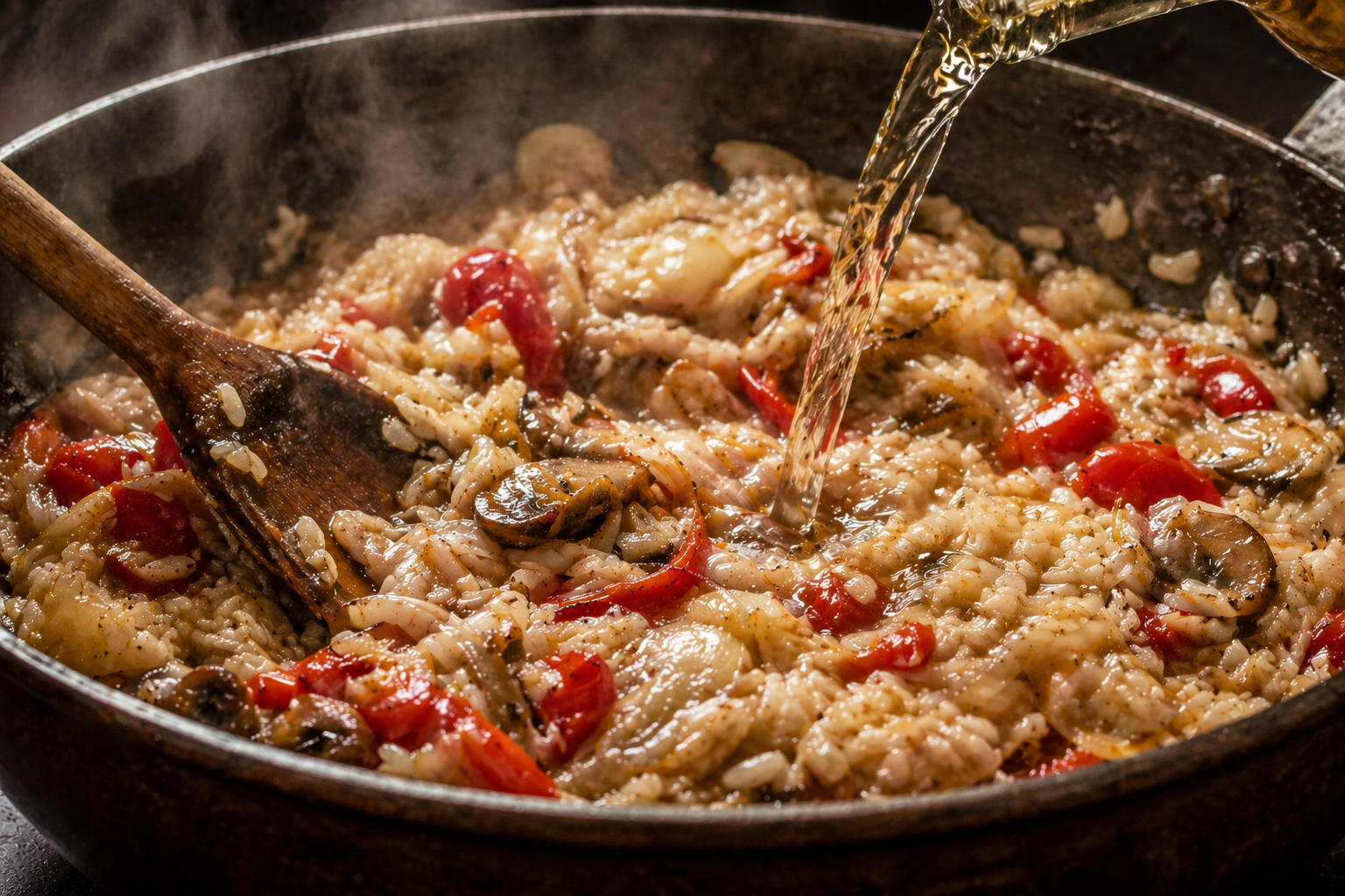 Risotto cremoso con verduras y vino | Cocina Canalla