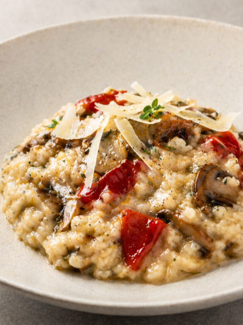 Risotto de Champiñones y Pimiento piquillo | Cocina Canalla