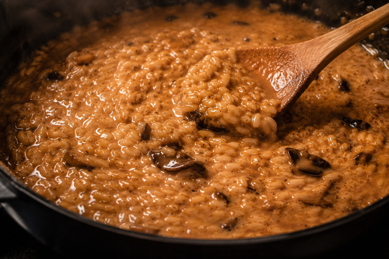 Arroz meloso con shiitake | CocinaCanalla