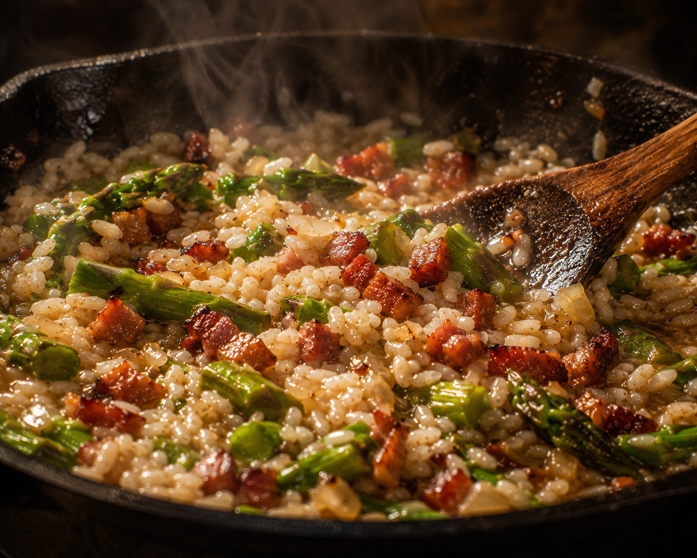Risotto Cremoso con espárragos | CocinaCanalla