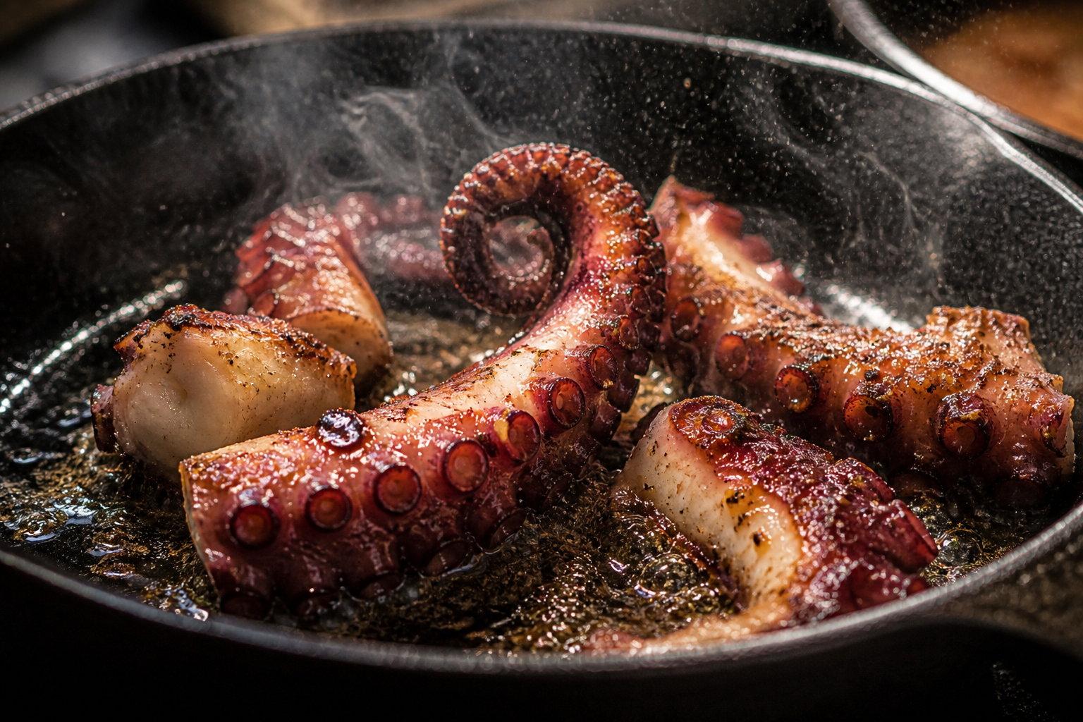 Tentáculos de pulpo en sartén | CocinaCanalla