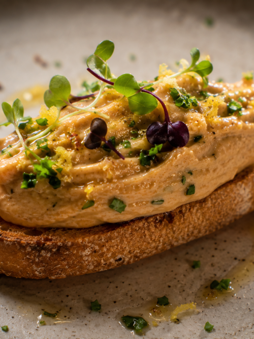 Canapé de Paté de Mejillón | Cocina Canalla