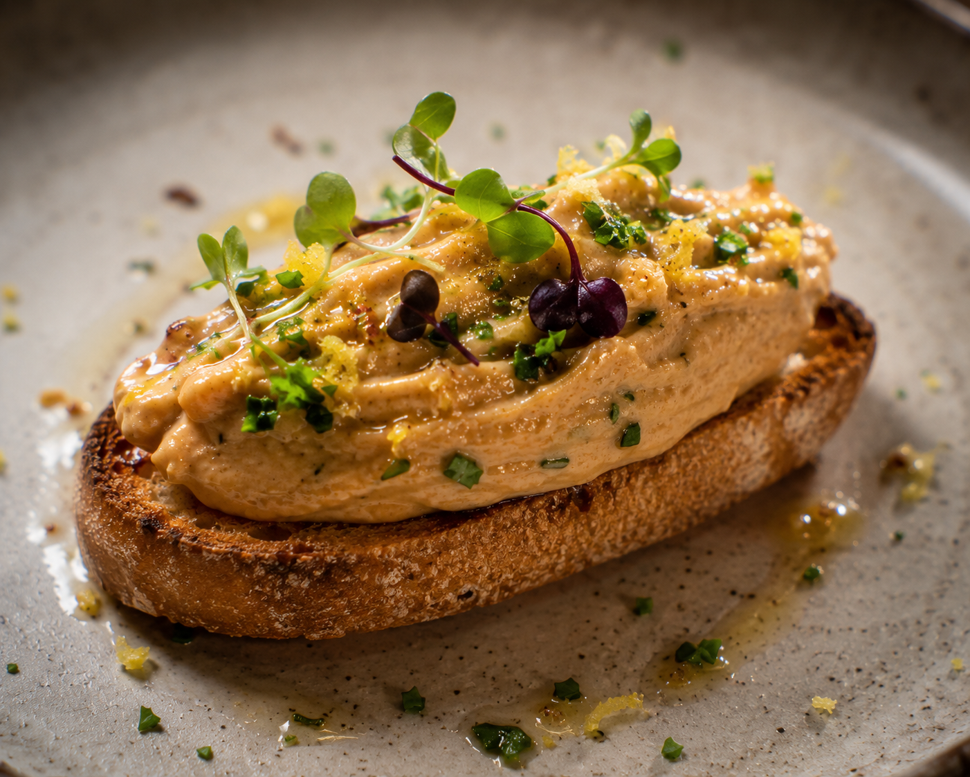 Canapé de Paté de Mejillón | Cocina Canalla